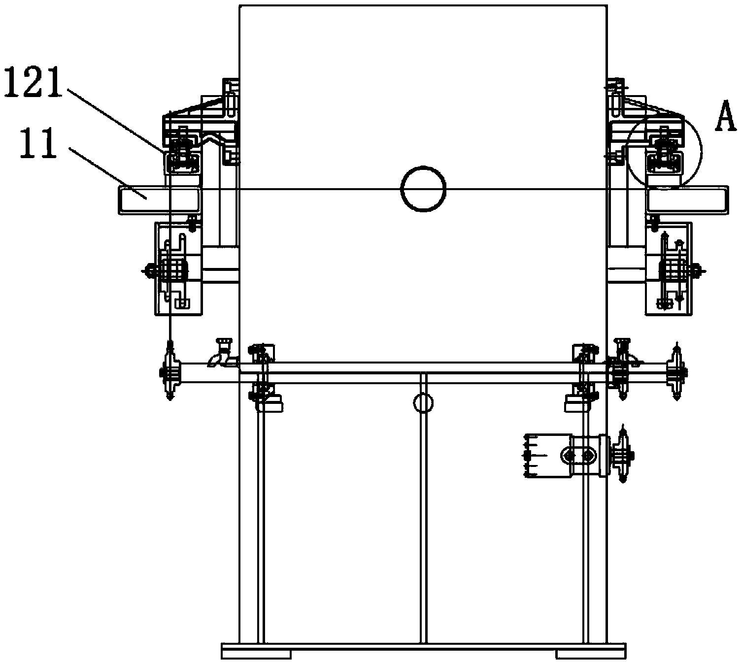 Automatic pull plate chamber type filter press