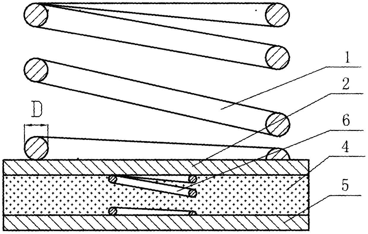 Load-supporting sound insulation cushion