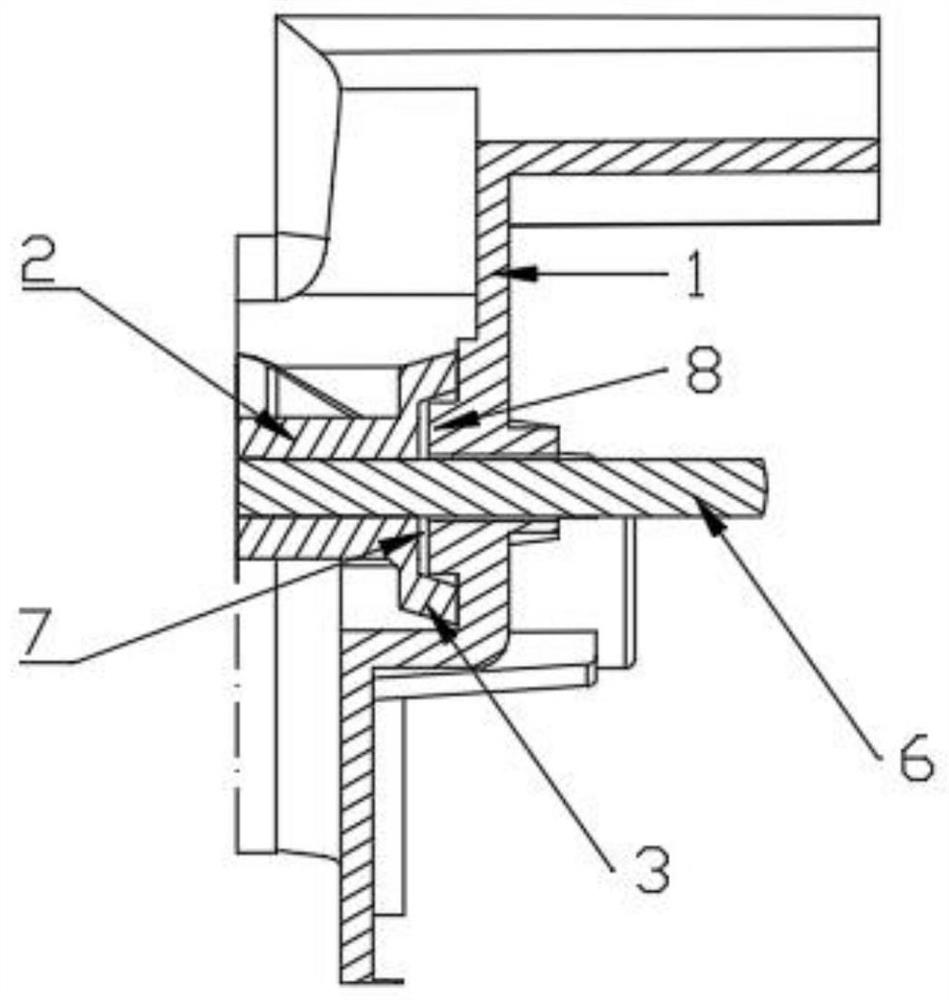 Air leakage prevention air door structure