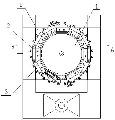 Polygonal water-cooling mould casting crystallizer