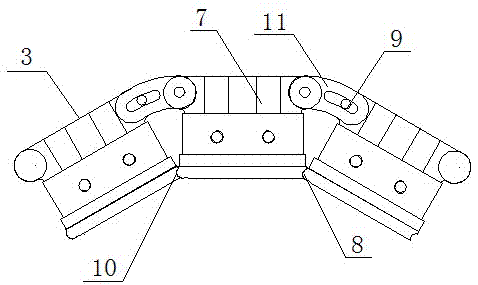 Polygonal water-cooling mould casting crystallizer