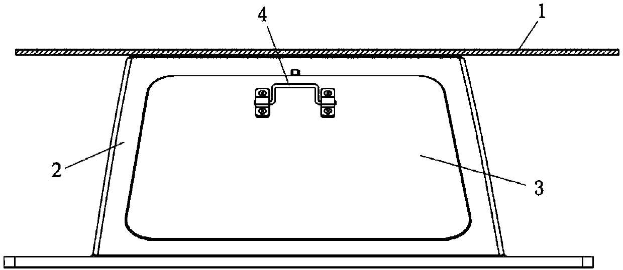 Forming method and tool for composite material C-shaped beam