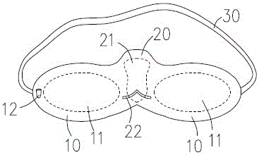 Hot compress eye patch