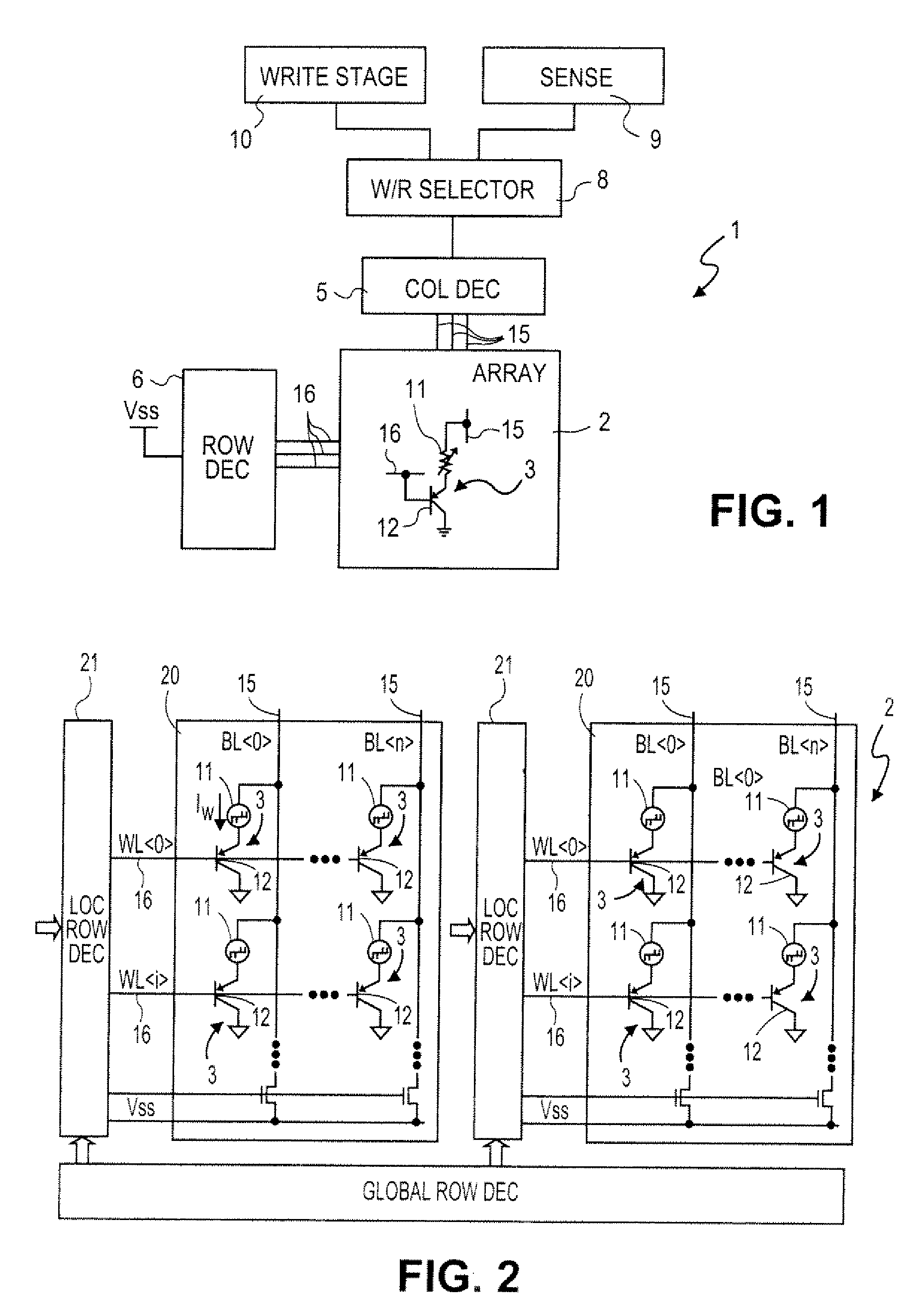 Method for low power accessing a phase change memory device