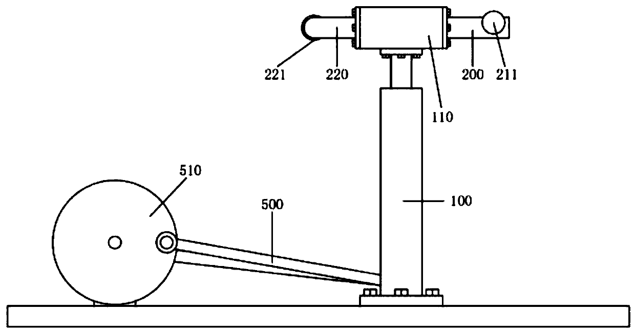 Leg nerve rehabilitation training device independently used by patient