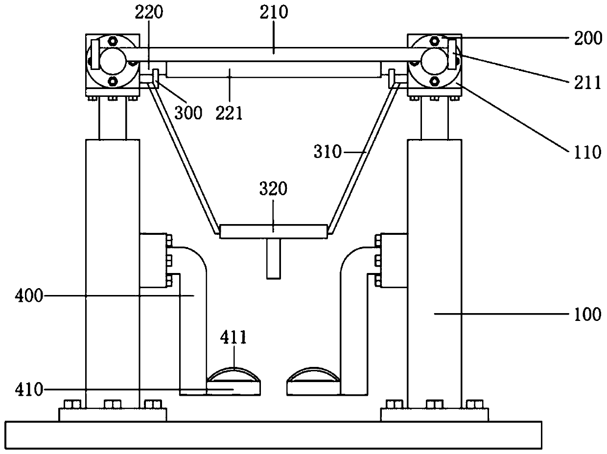 Leg nerve rehabilitation training device independently used by patient