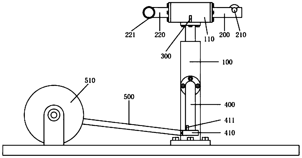 Leg nerve rehabilitation training device independently used by patient