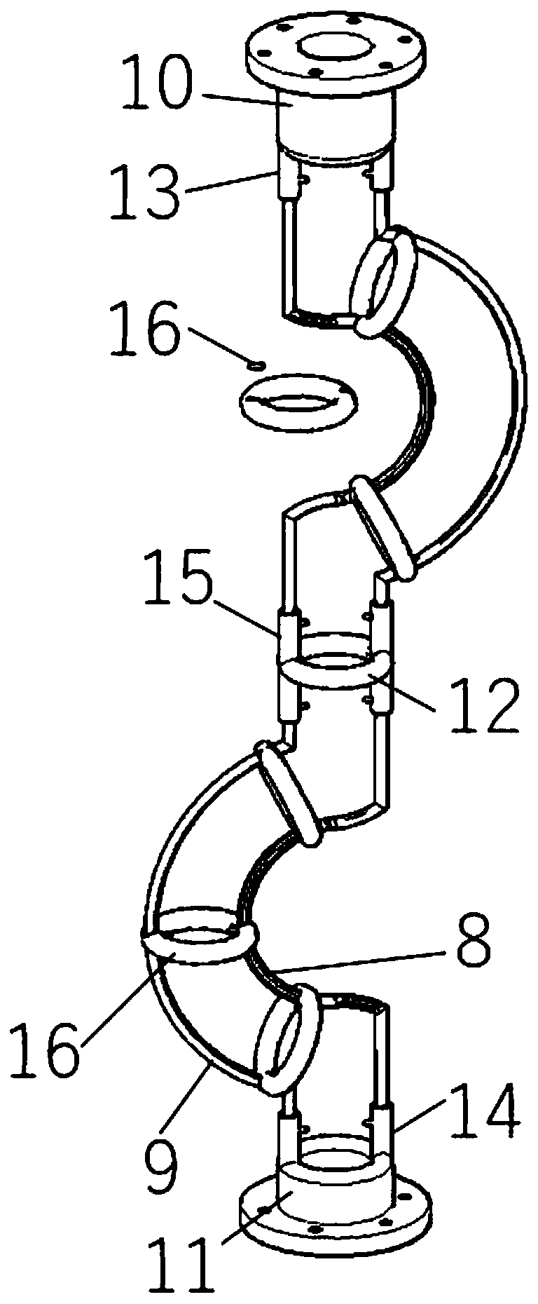 Dust removal device for calcining cokeand dust removal method thereof