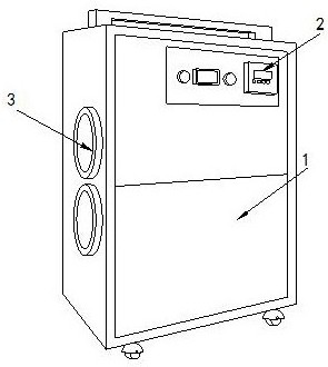 Quick-preheating air sterilization equipment