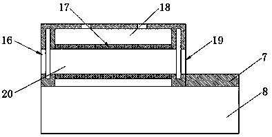 Sweet potato starch jelly processing and drying device