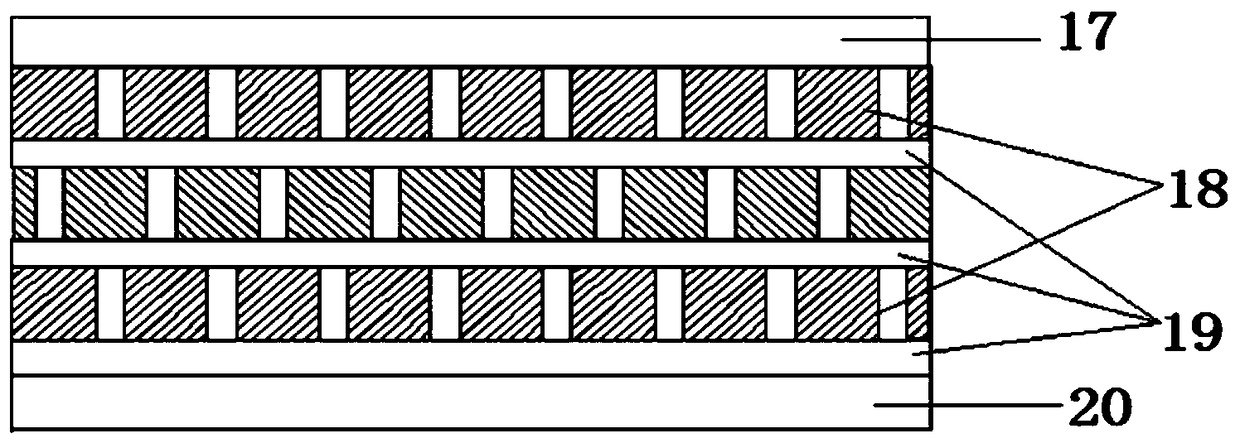 Composite application shield sheet of coil module and preparation process thereof
