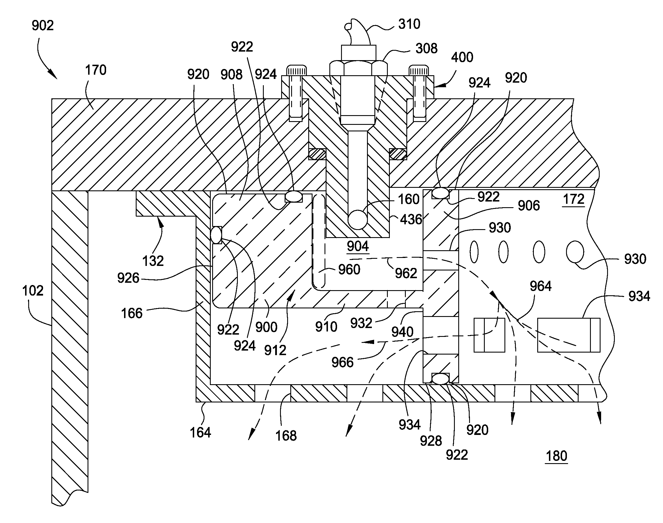 Plasma processing chamber with enhanced gas delivery