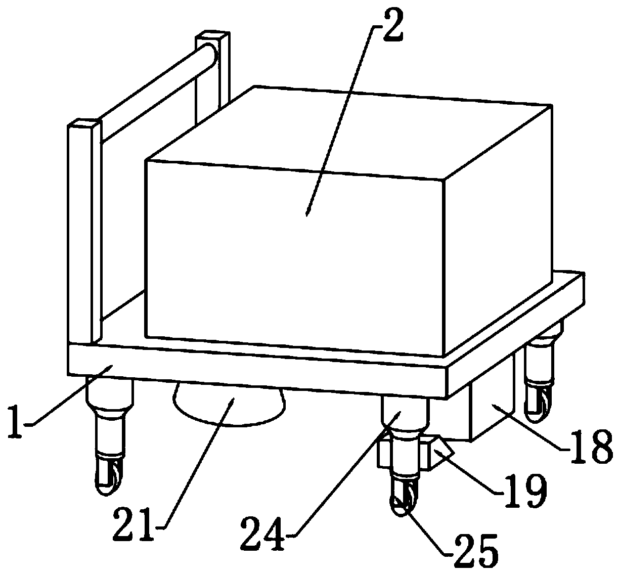 Ground surface dressing device for building construction