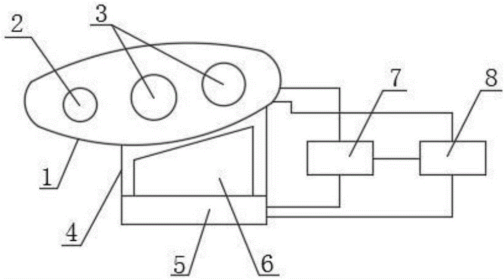 Steering vehicle-mounted headlamp promoting night observation