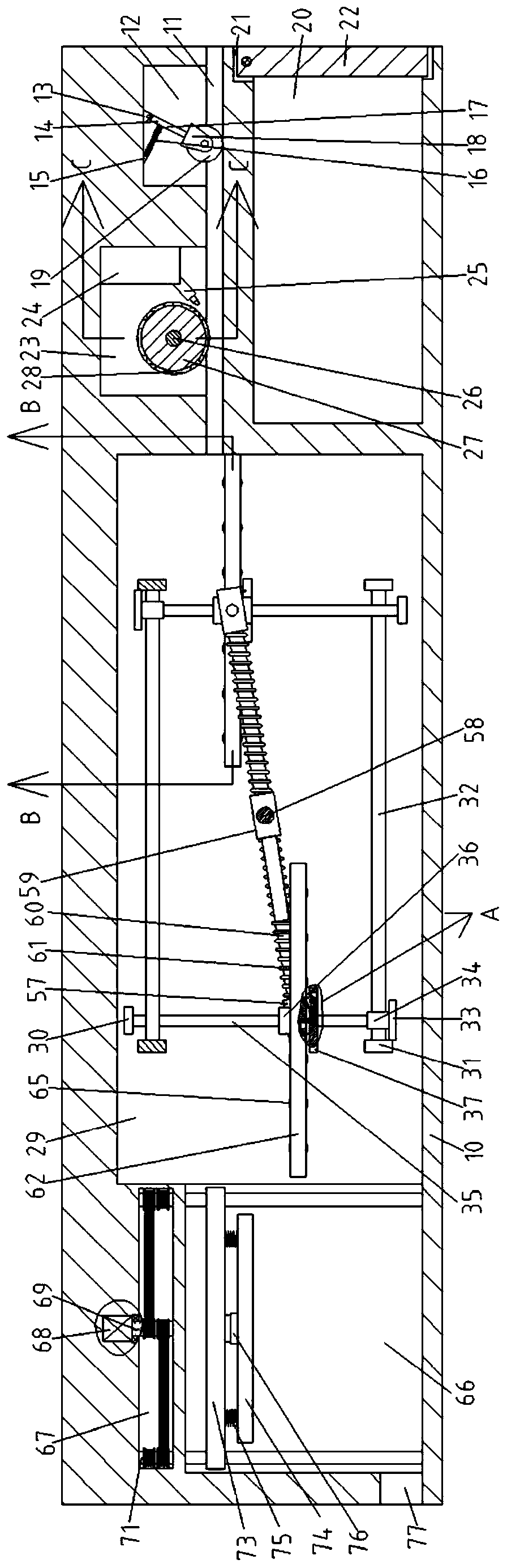 Plywood pressing machine