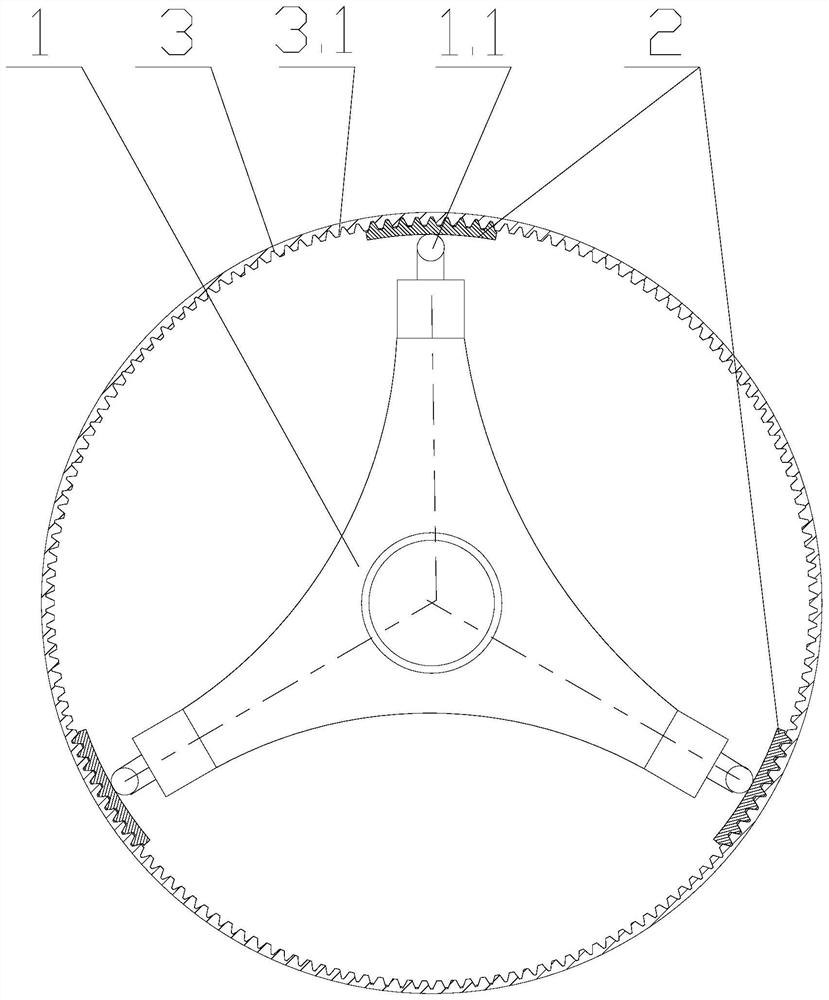 Method and device for detecting backlash-free meshing of rigid gear of harmonic gear