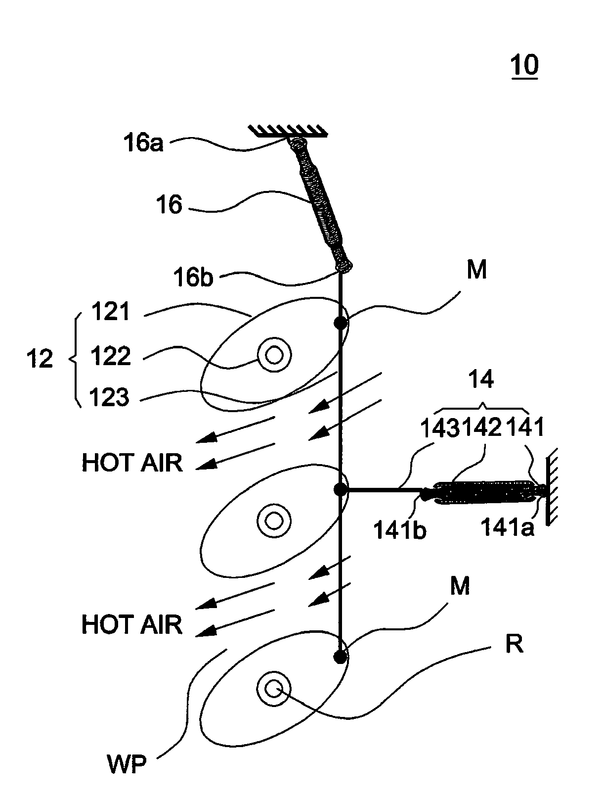 Heat-dissipating device and projection display apparatus having the same