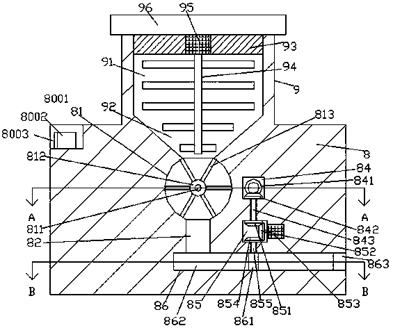 Novel water cup capable of squeezing fruit juice