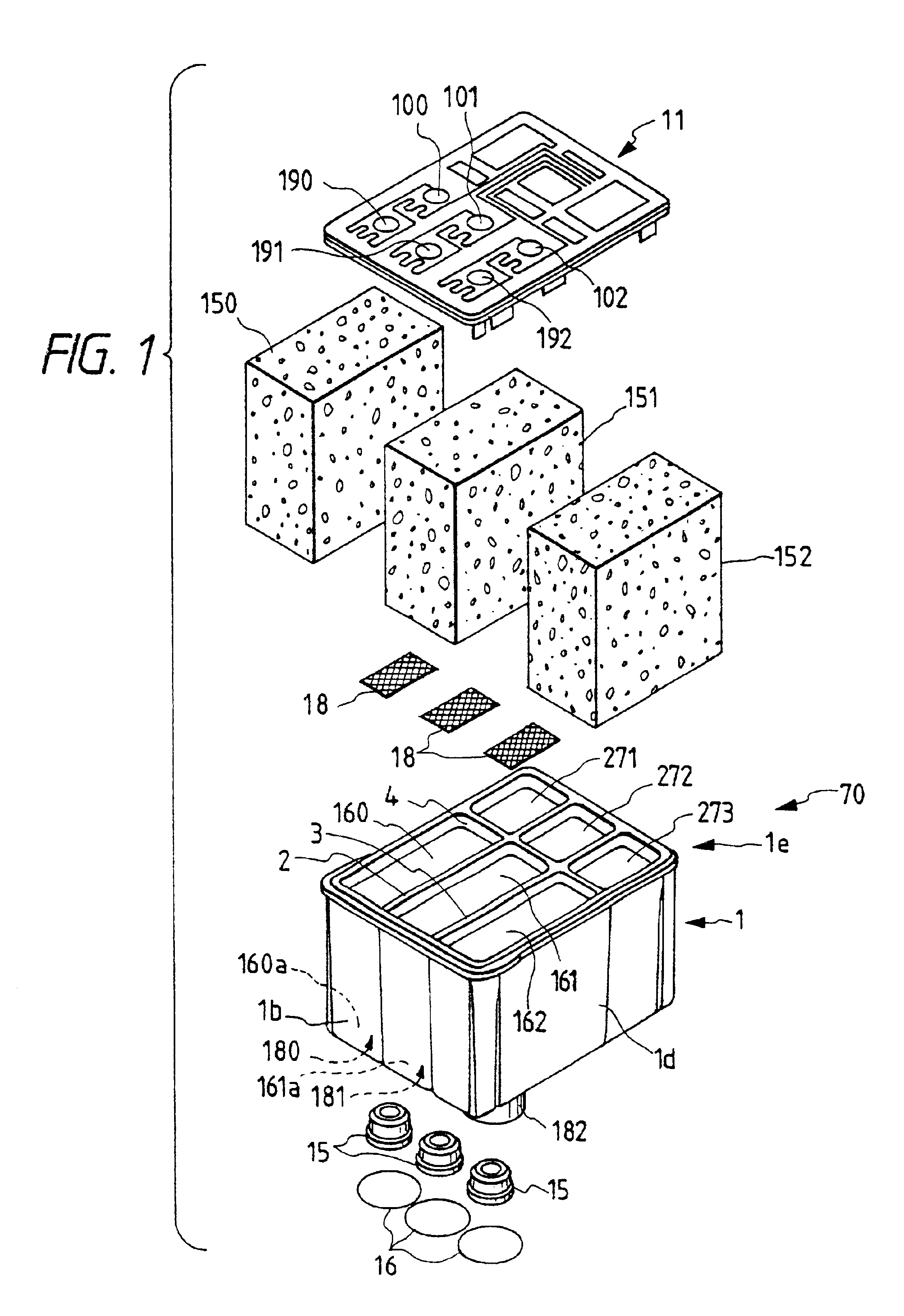 Ink cartridge for ink-jet recorder and method of manufacturing same