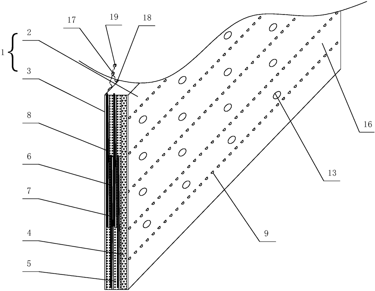 Sound barrier for rail traffic road