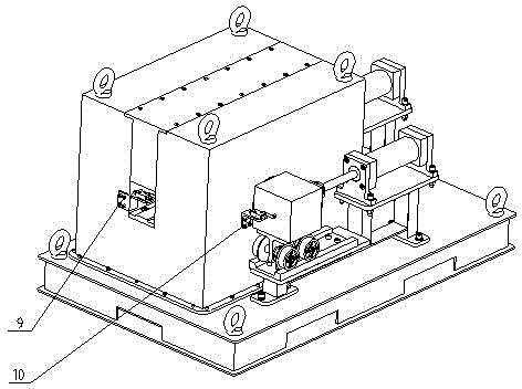 Dry-method strong-gamma source storing and driving device