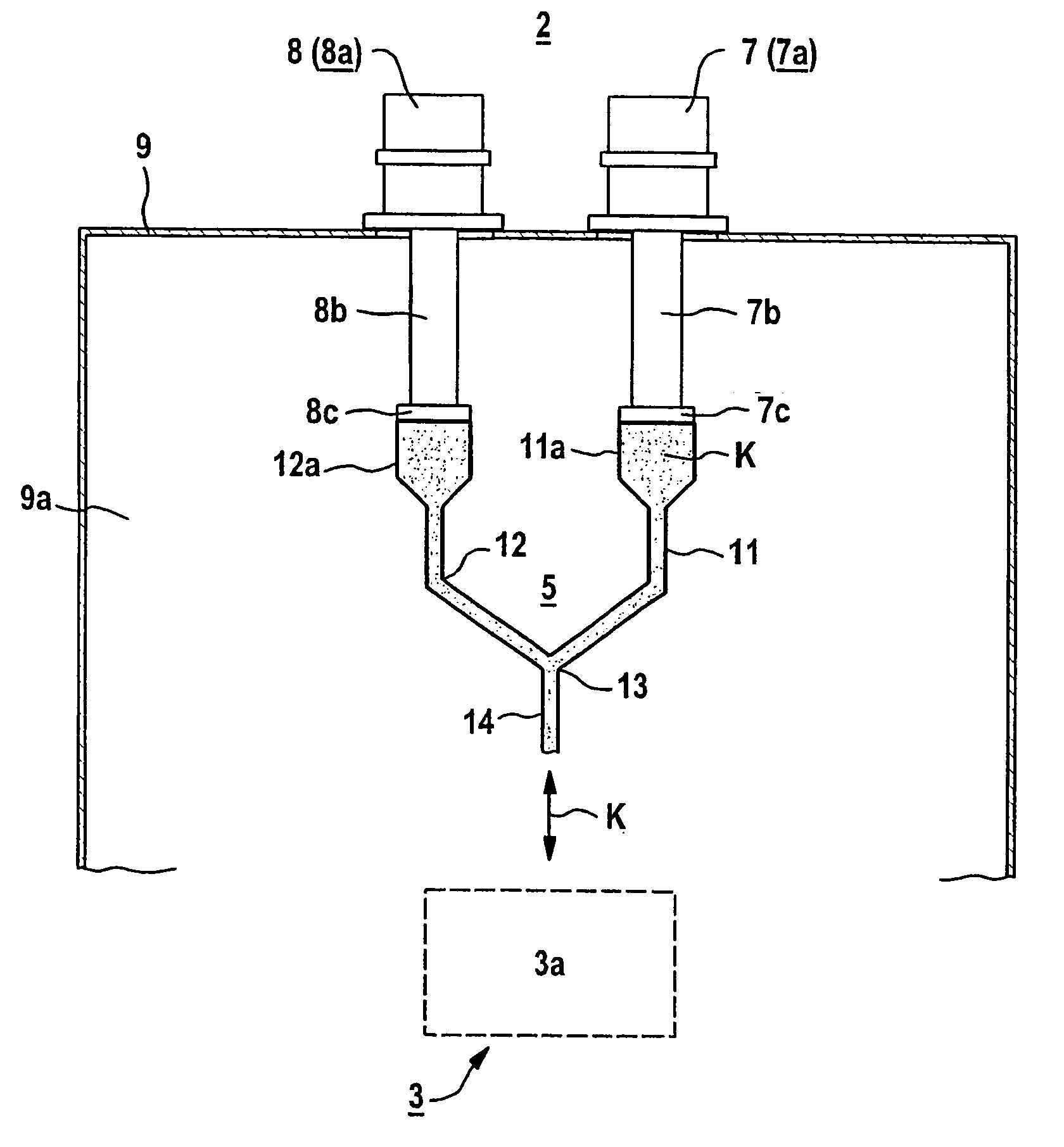 Refrigeration plant for parts of installation, which are to be chilled