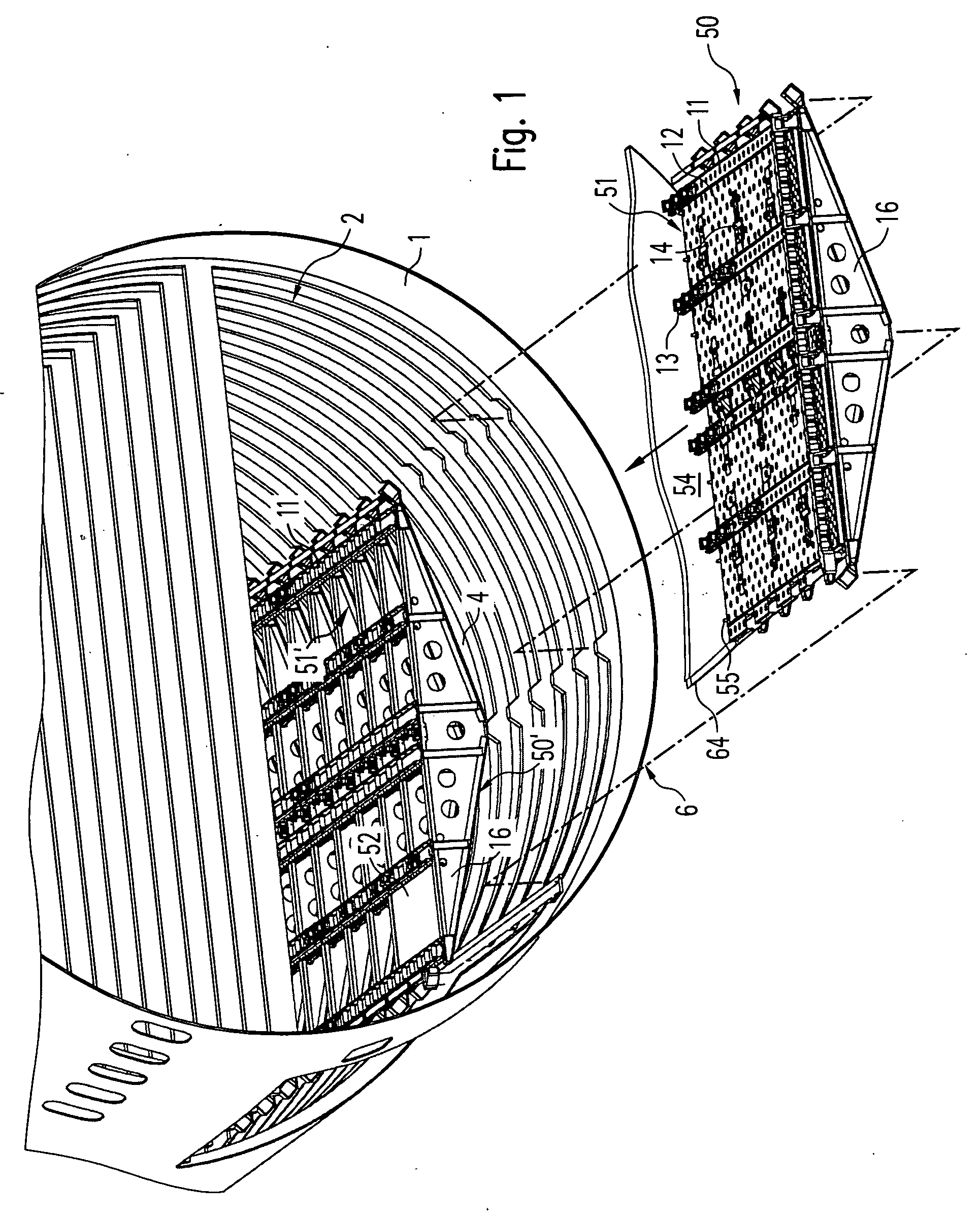 Floor for an aircraft cargo compartment and method for the assembly thereof
