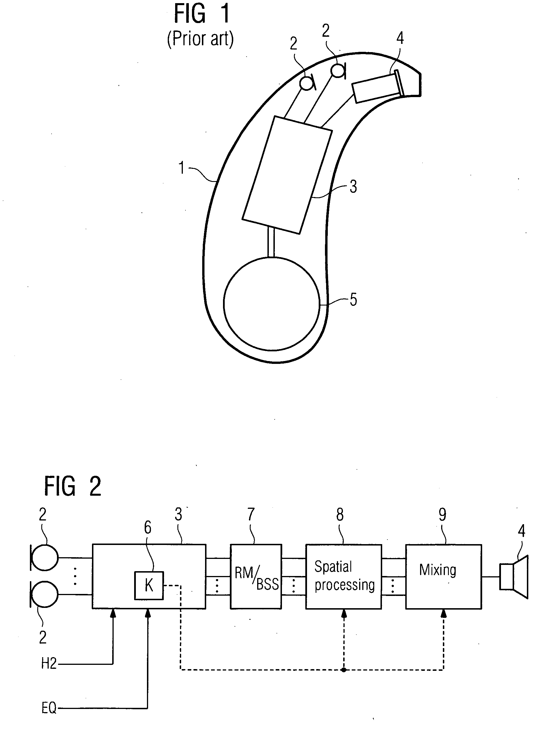 Method for improving spatial perception and corresponding hearing apparatus