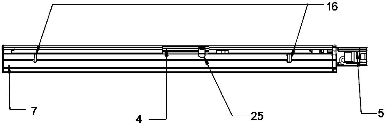 Multi-screen tiled display intelligent sliding rail system and control method thereof