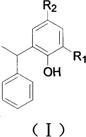 Application of styrene phenol compounds to preparing insulin sensitizer