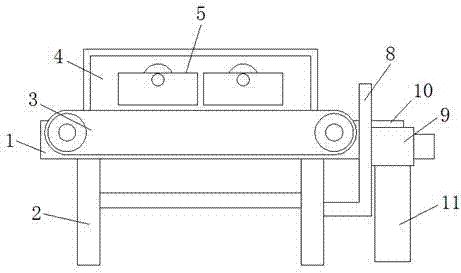 Automatic packaging device for electronic products
