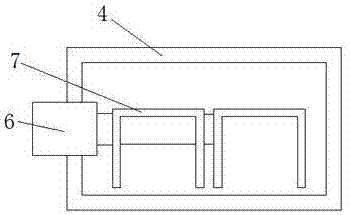 Automatic packaging device for electronic products