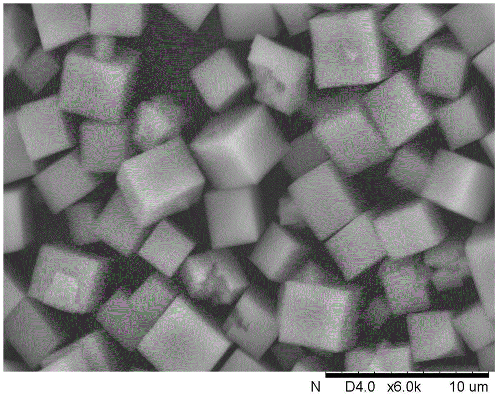 Synthetic method of flaky nano-SAPO-34 molecular sieve