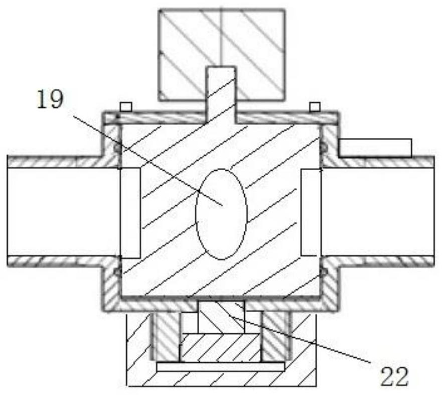 Three-gear four-waveform valve easy to disassemble and assemble