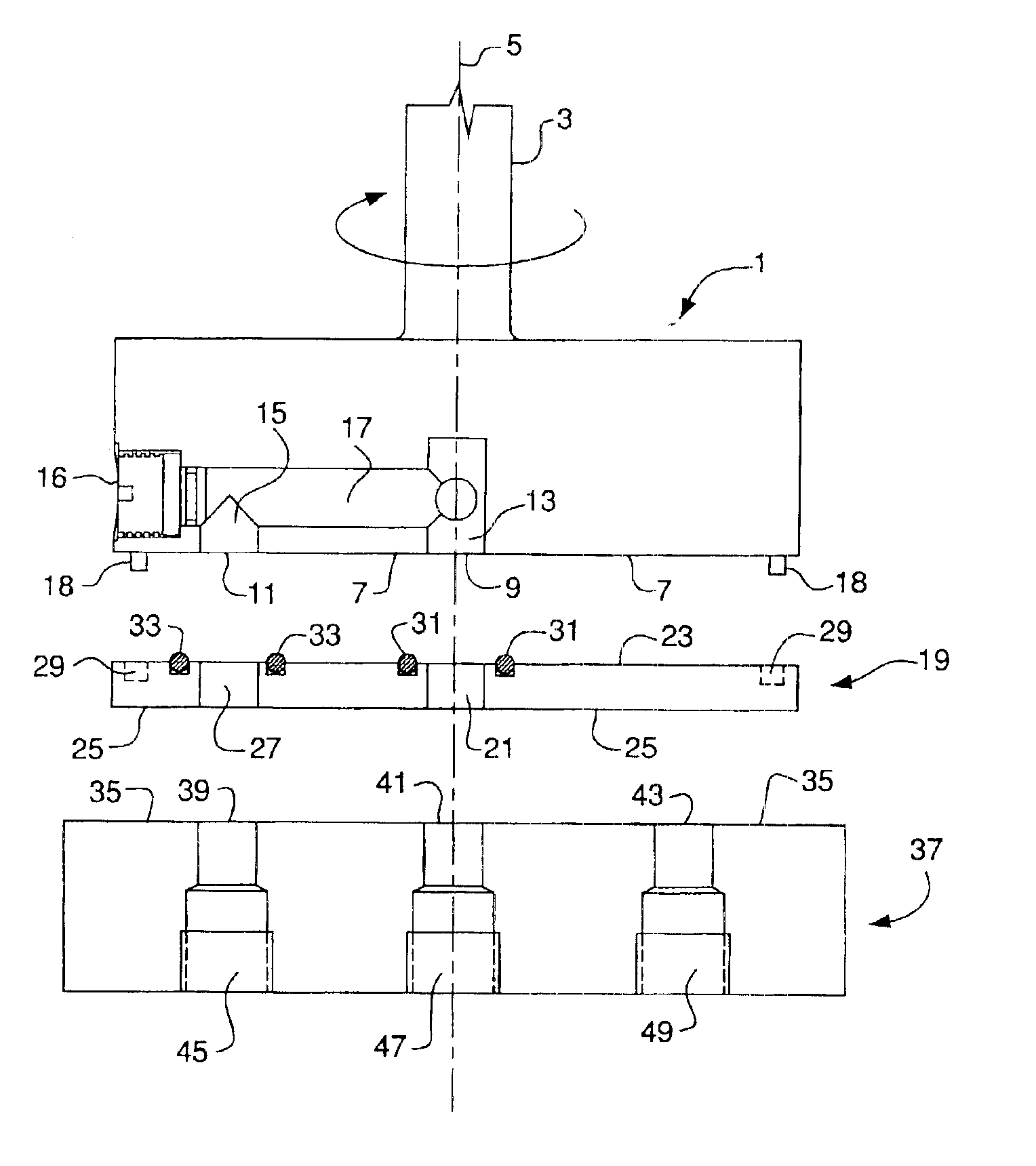 Rotary sequencing valve with flexible port plate