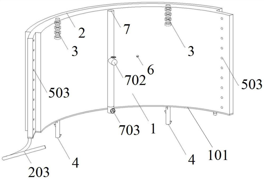 Concrete prefabricated retaining wall of manual digging piles and construction method