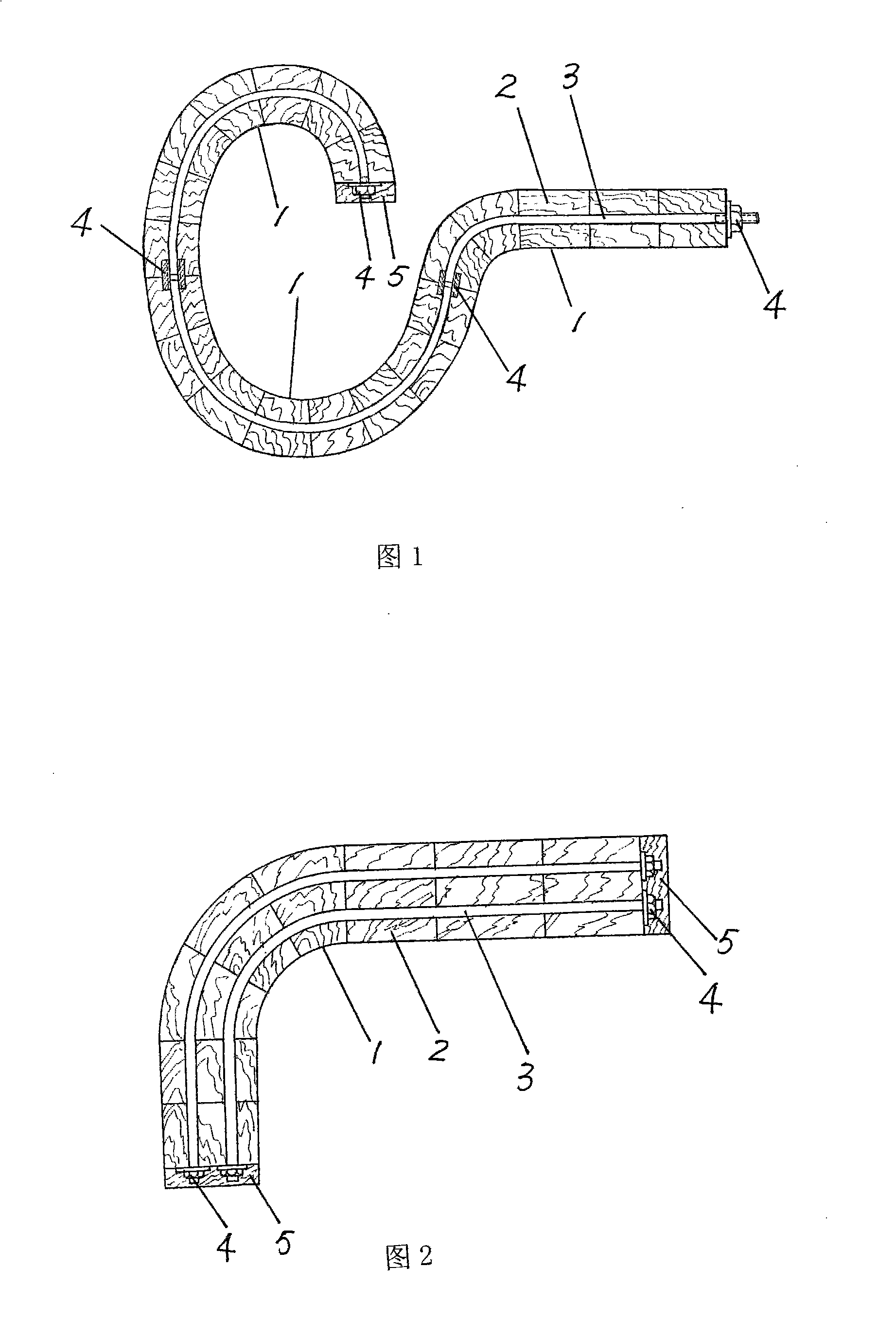 Furniture frame and producing method