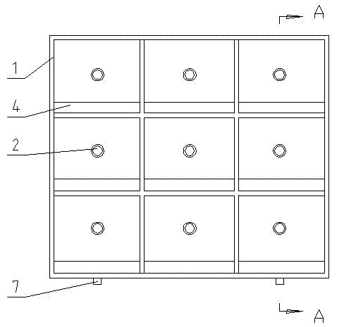 Automatic water-storage and irrigation combined module vertical-face greening device