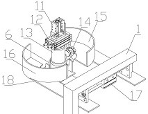 Paint spraying device for threads of water meter shell