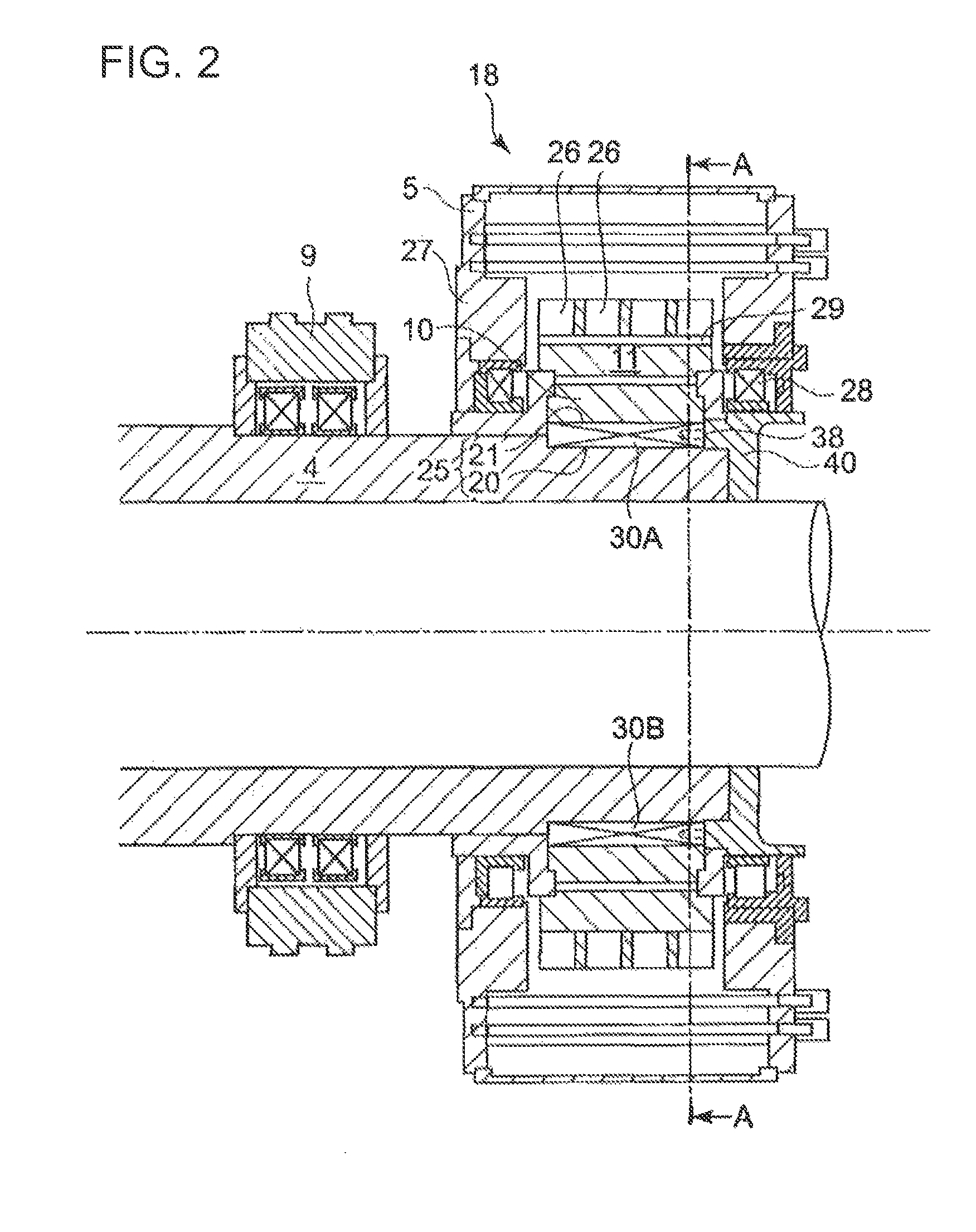 Power generating apparatus of renewable energy type and method for installing hydraulic pump