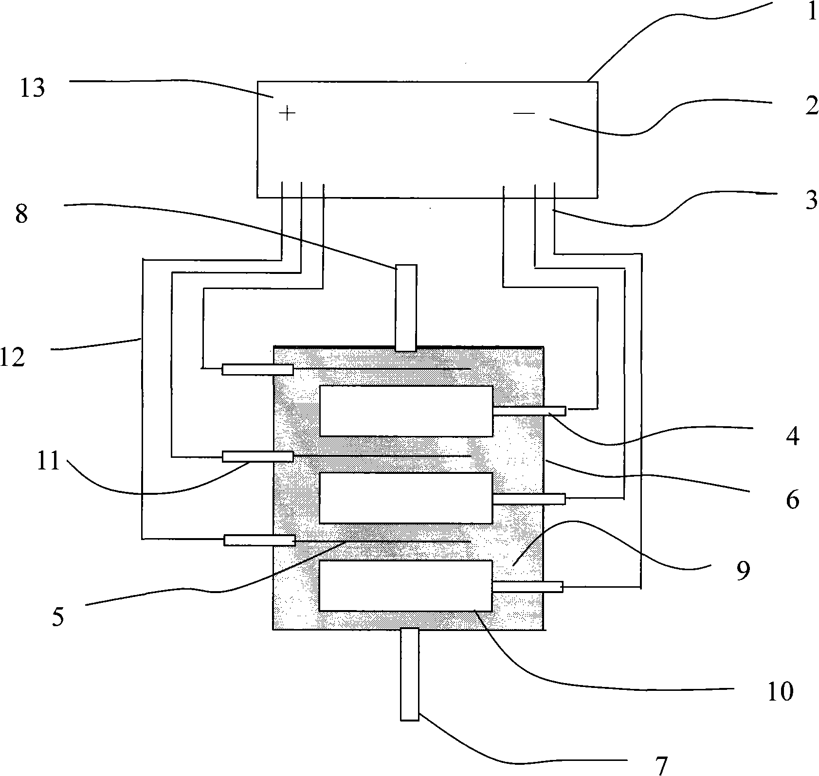 Electrolytic apparatus for regenerating waste acid produced by acid cleaning of stainless steel, regeneration method therefor