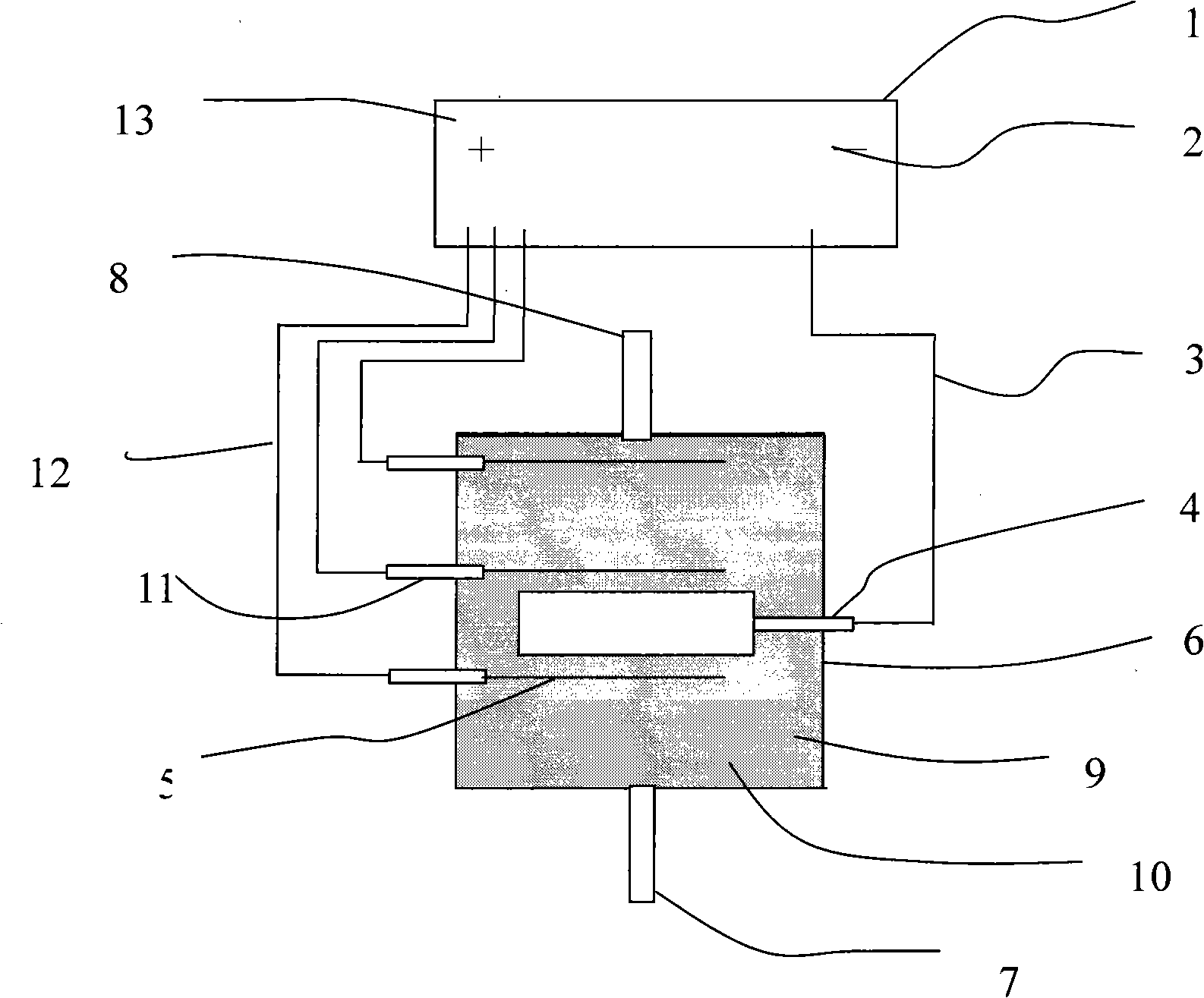 Electrolytic apparatus for regenerating waste acid produced by acid cleaning of stainless steel, regeneration method therefor