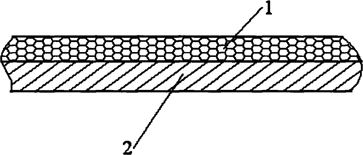 Wear-resistance composite board of metal machine part and repair process thereof