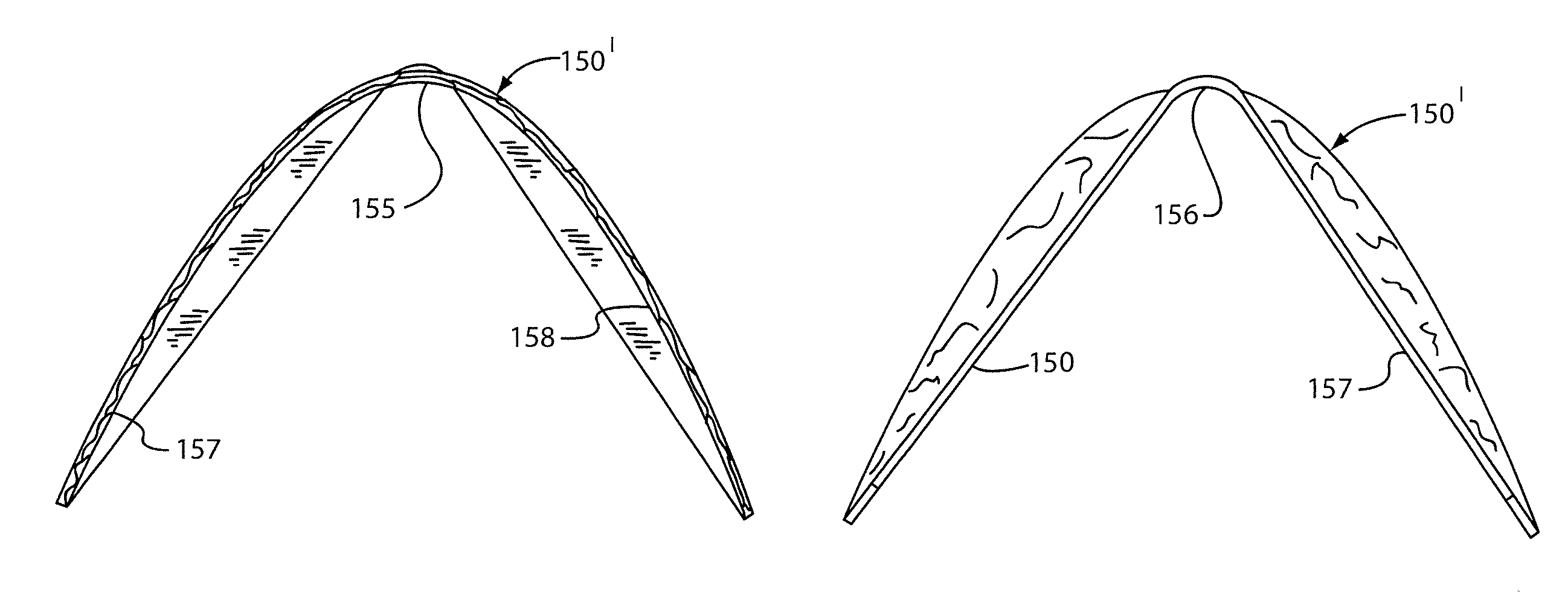 Molded synthetic hip, ridge or rake shingle and process and apparatus for molding same