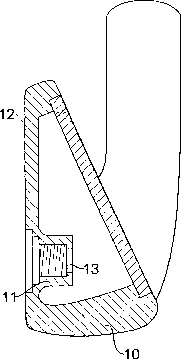 Golf bar head equipped with hollow shock-absorbing material and air pressure function and production method thereof