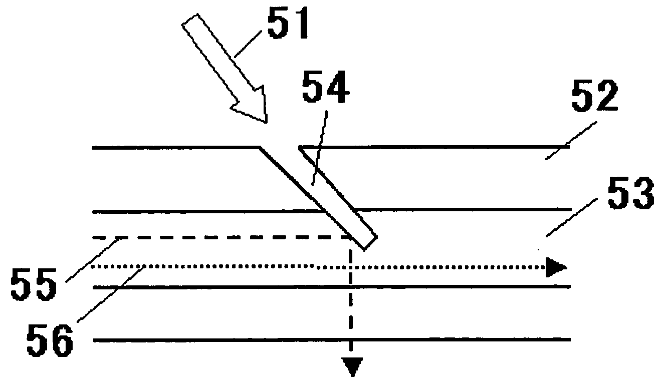 Optical waveguide having specular surface formed by laser beam machining