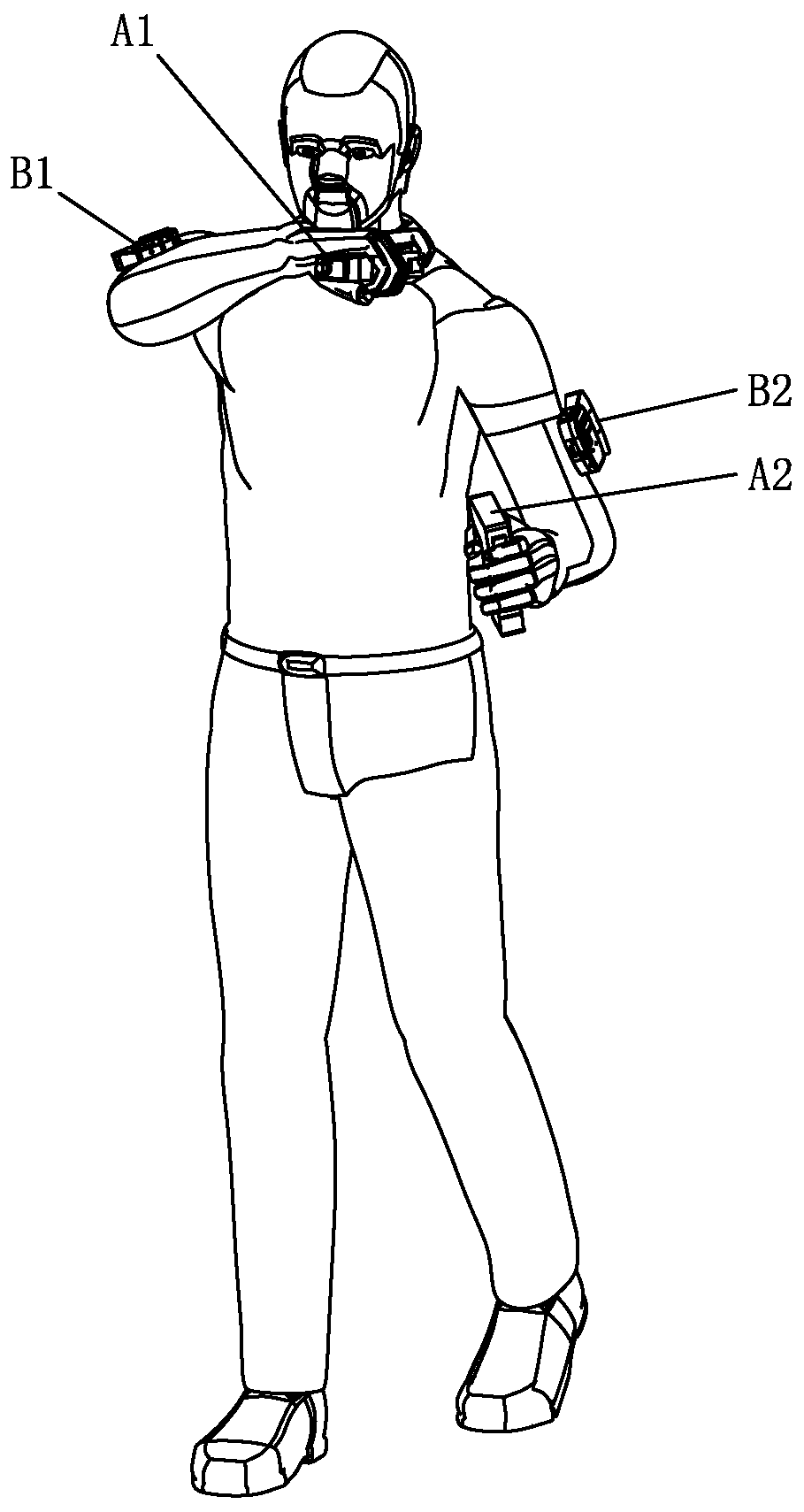 Bionic robot waist control system