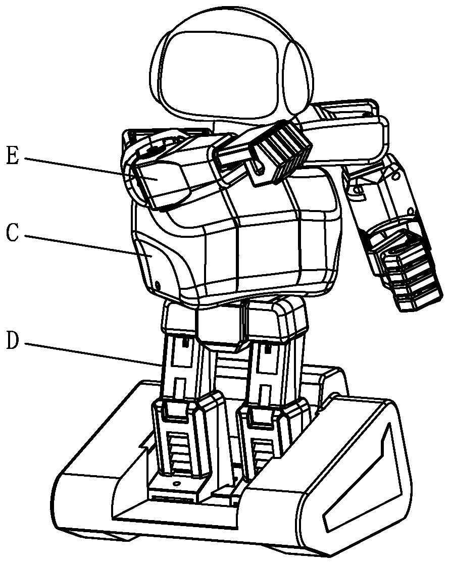 Bionic robot waist control system