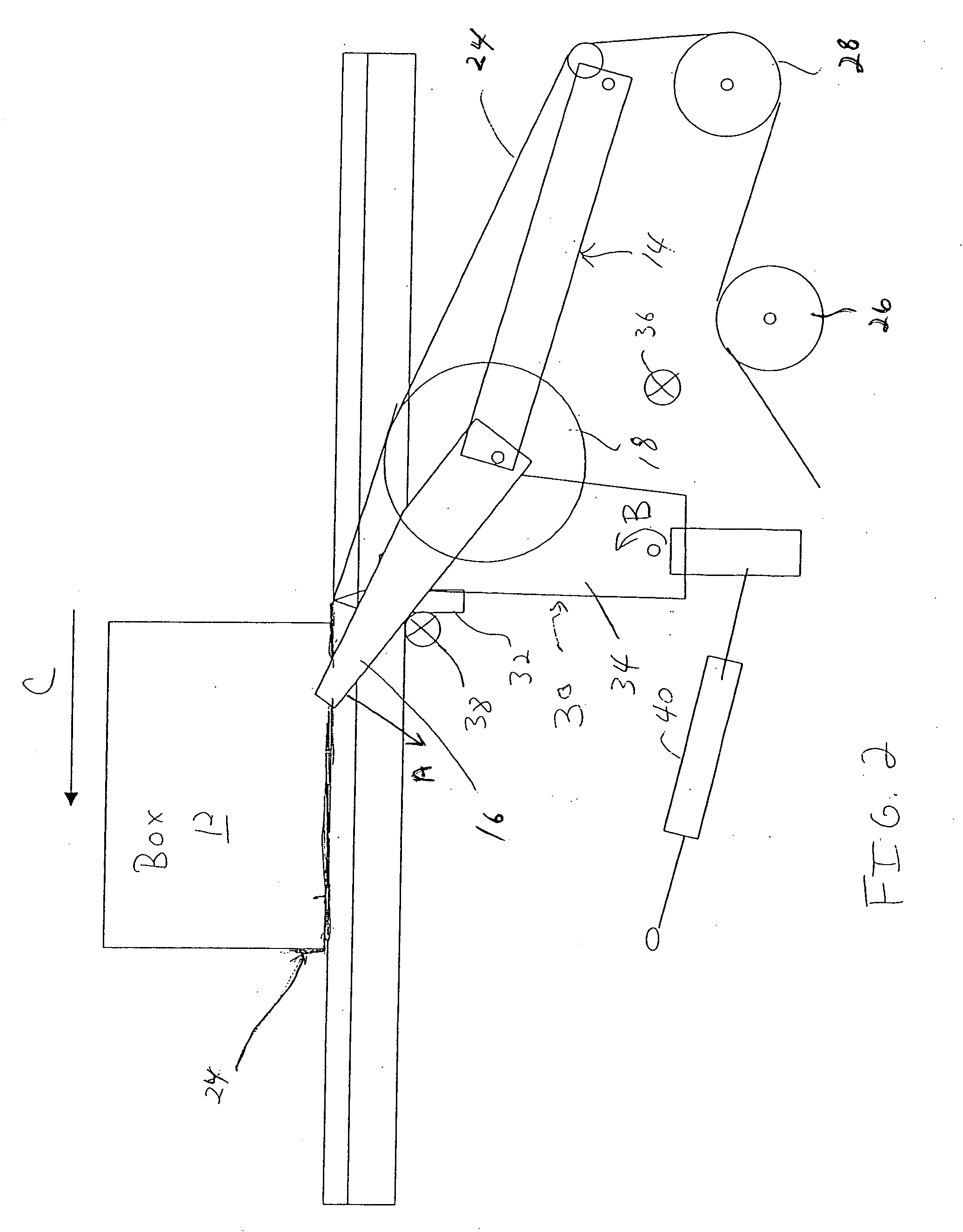 Tape cutting mechanism