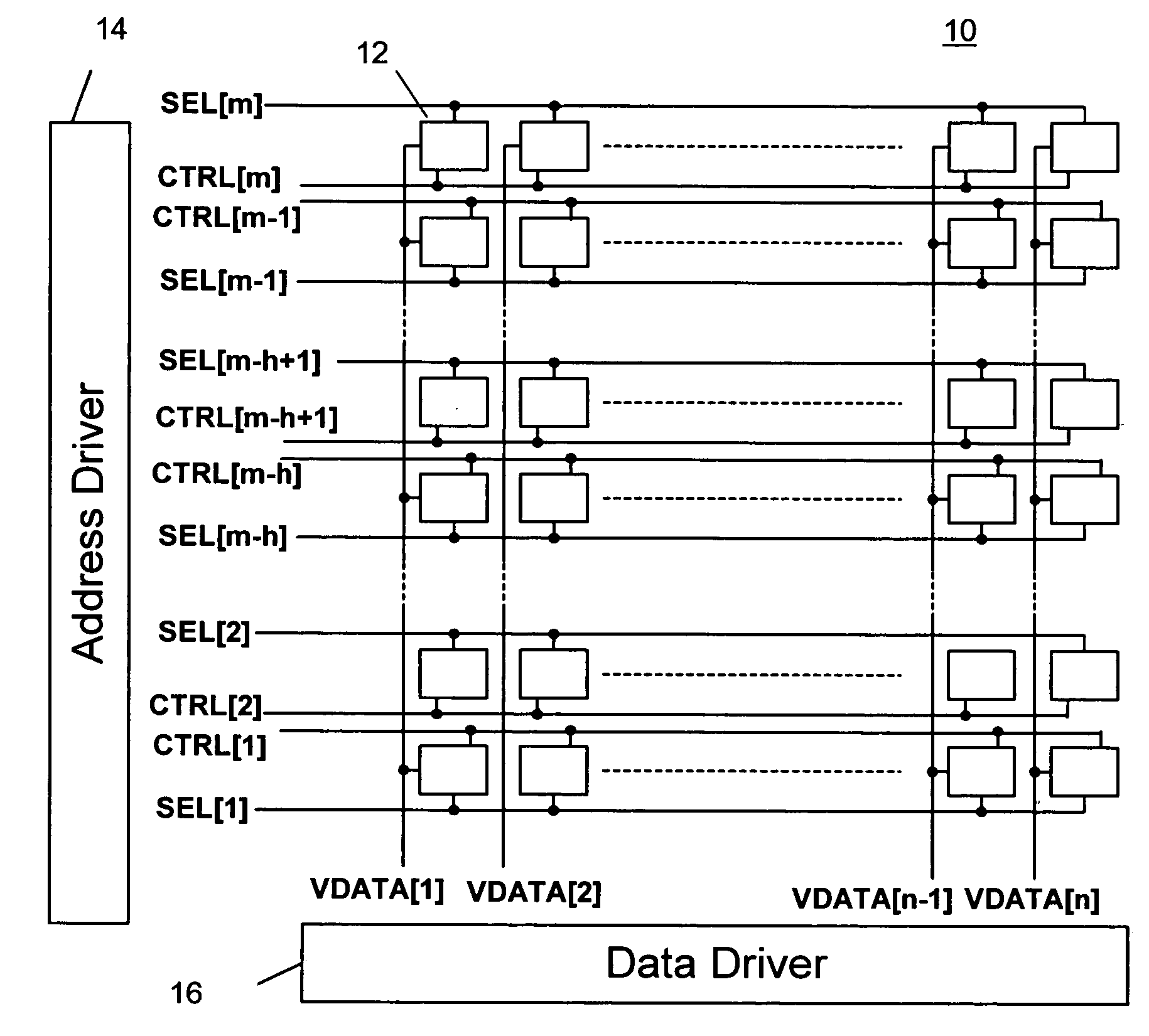 Method and system for driving a light emitting device display